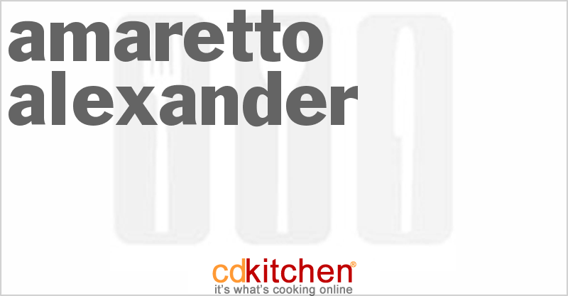 Amaretto Alexander - CDKitchen.com