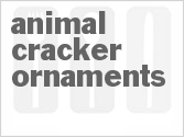 recipe for animal cracker ornaments