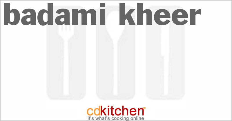 Badami Kheer - CDKitchen.com
