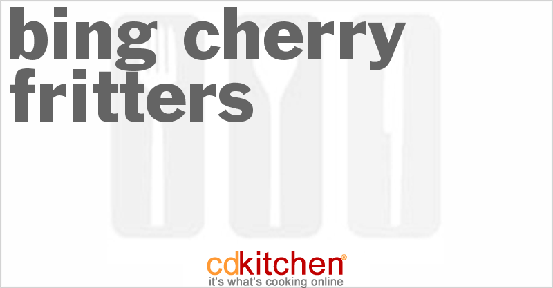 Bing Cherry Fritters - CDKitchen.com