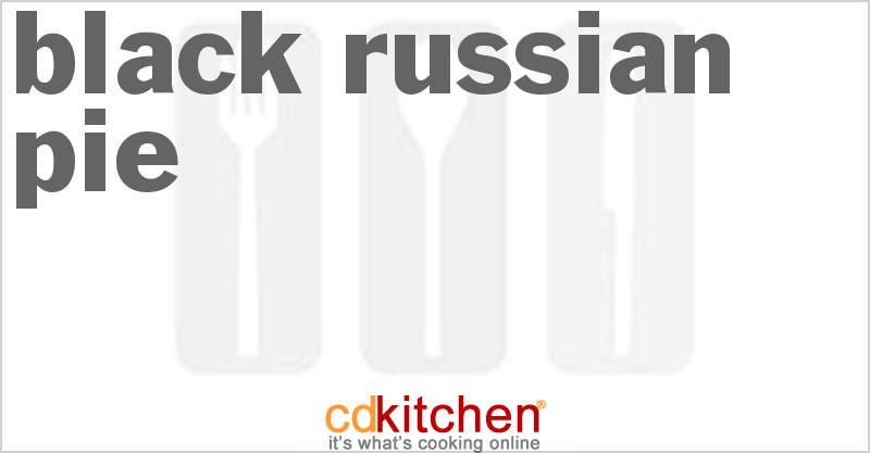 Black Russian Pie - CDKitchen.com