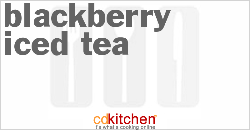 Blackberry Iced Tea - CDKitchen.com