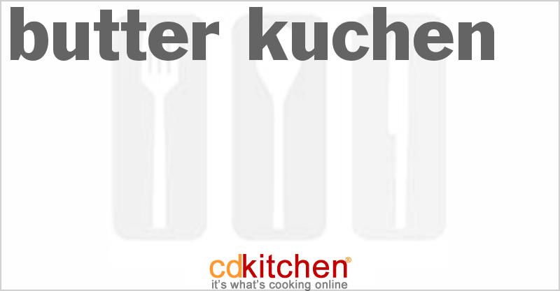 Butter Kuchen - CDKitchen.com