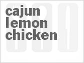 recipe for cajun lemon chicken