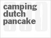 recipe for camping dutch pancake