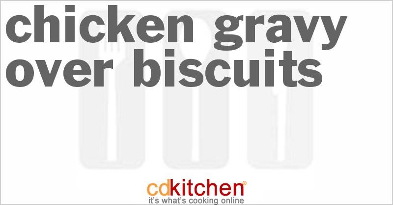 crockpot chicken biscuit and gravy recipe