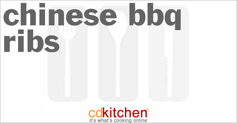 Chinese BBQ Ribs - CDKitchen.com