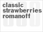 recipe for classic strawberries romanoff