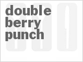 recipe for double berry punch