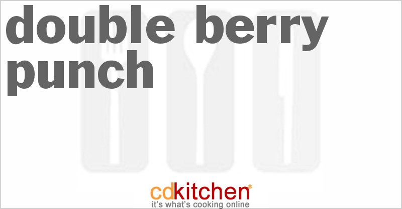 Double Berry Punch - CDKitchen.com