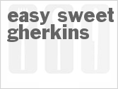 recipe for easy sweet gherkins