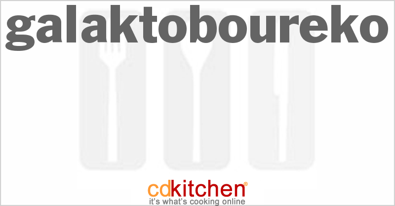 Galaktoboureko - CDKitchen.com