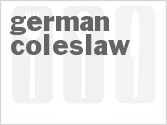 recipe for german coleslaw