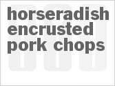 recipe for horseradish encrusted pork chops