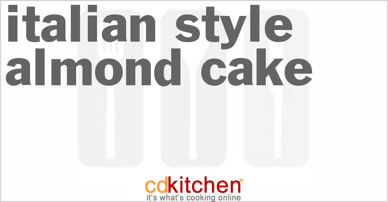 Italian-Style Almond Cake - CDKitchen.com
