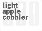 recipe for light apple cobbler