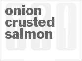recipe for onion crusted salmon