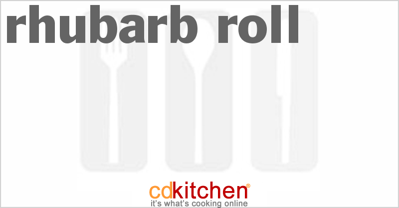 Rhubarb Roll - CDKitchen.com