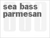 recipe for sea bass parmesan