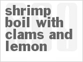 recipe for shrimp boil with clams and lemon