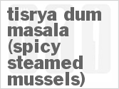 recipe for spicy steamed mussels (tisrya dum masala)