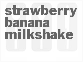 recipe for strawberry banana milkshake