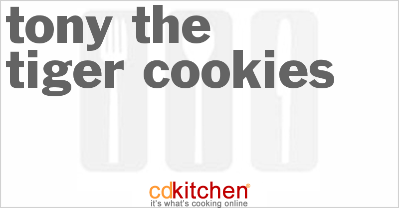Tony The Tiger Cookies - CDKitchen.com