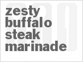 recipe for zesty buffalo steak marinade