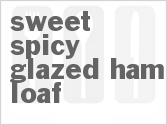 Sweet-Spicy Glazed Ham Loaf