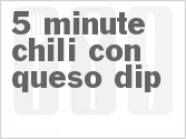recipe for 5 minute microwave chili con queso dip