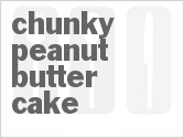 Chunky Peanut Butter Cake