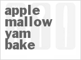 recipe for apple-mallow yam bake