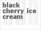 recipe for black cherry ice cream