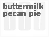 recipe for buttermilk pecan pie