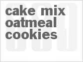 recipe for cake mix oatmeal cookies