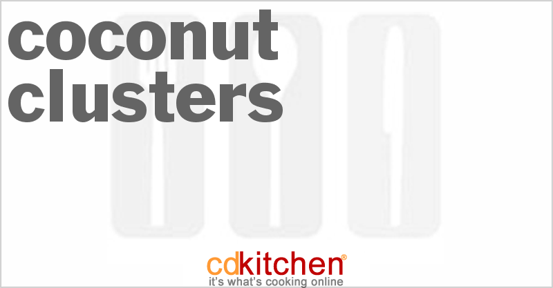 Coconut Clusters - CDKitchen.com
