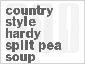 recipe for country-style hardy split pea soup