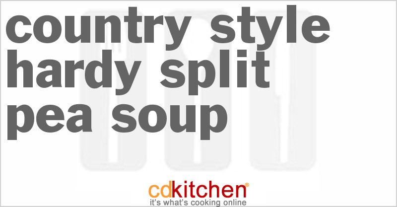 Country-Style Hardy Split Pea Soup - CDKitchen.com