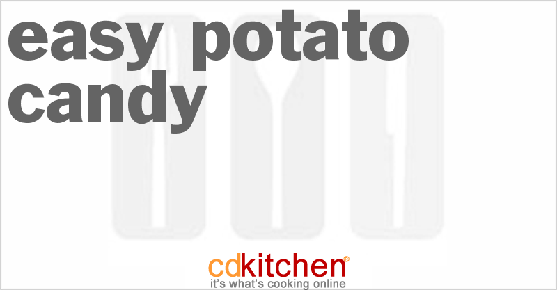 Easy Potato Candy Recipe | CDKitchen.com