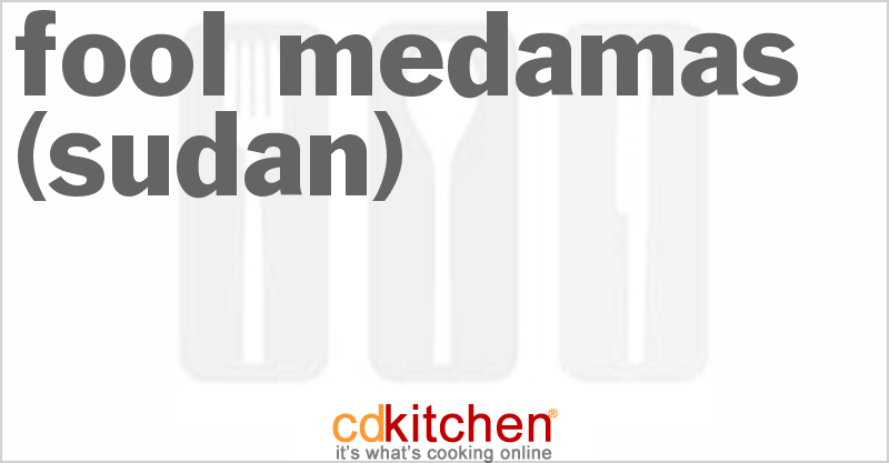 Fool Medamas (Sudan) - CDKitchen.com