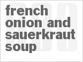 recipe for french onion and sauerkraut soup