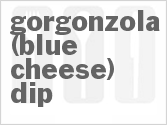 recipe for gorgonzola (blue cheese) dip