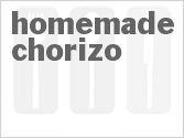 recipe for homemade chorizo