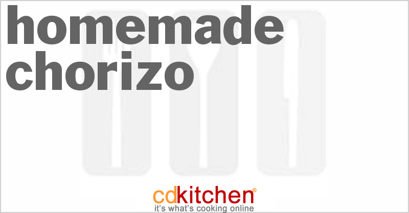 Homemade Chorizo - CDKitchen.com