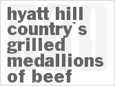 recipe for hyatt hill country's grilled medallions of beef with roasted wild mushrooms and anaheim bearnaise