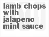 recipe for lamb chops with jalapeno mint sauce