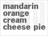 recipe for mandarin orange cream cheese pie