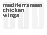 recipe for mediterranean chicken wings