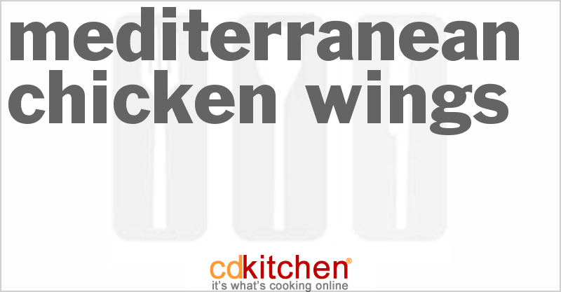 Mediterranean Chicken Wings - CDKitchen.com