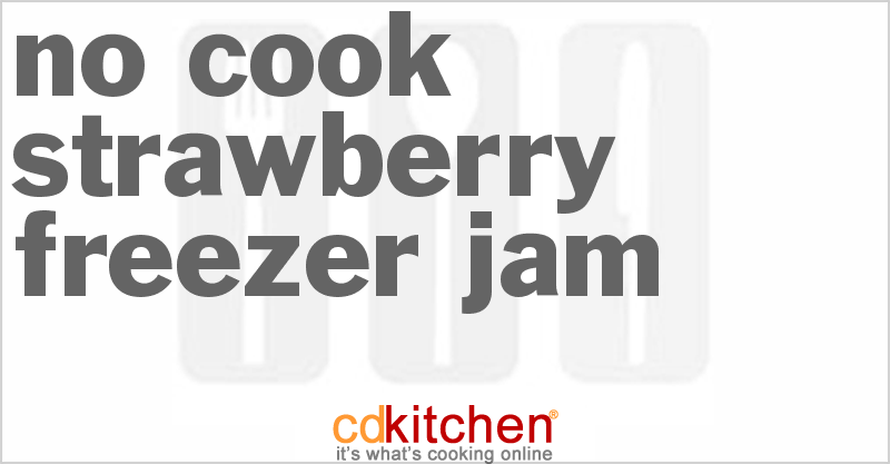 No-cook Strawberry Freezer Jam - CDKitchen.com